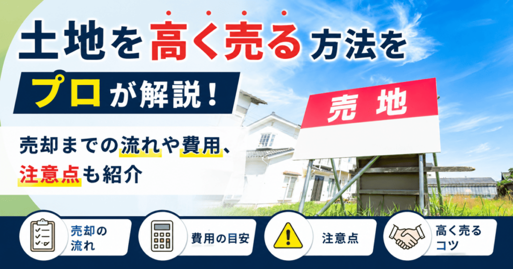 土地を高く売る方法